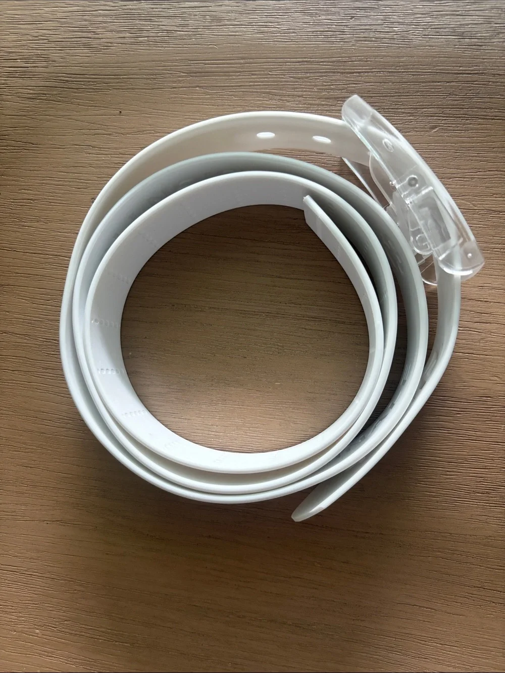 New Without Tags SKIMP We Love Colors Belt in White/Light grey